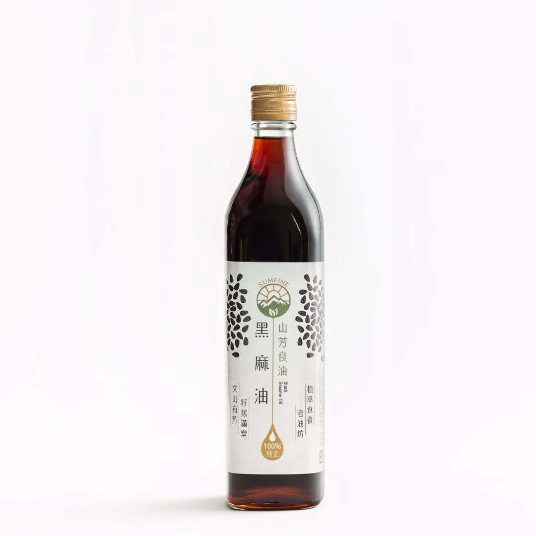 5 【山芳良油】純黑芝麻油 550ml裝/250ml裝:圖片 1