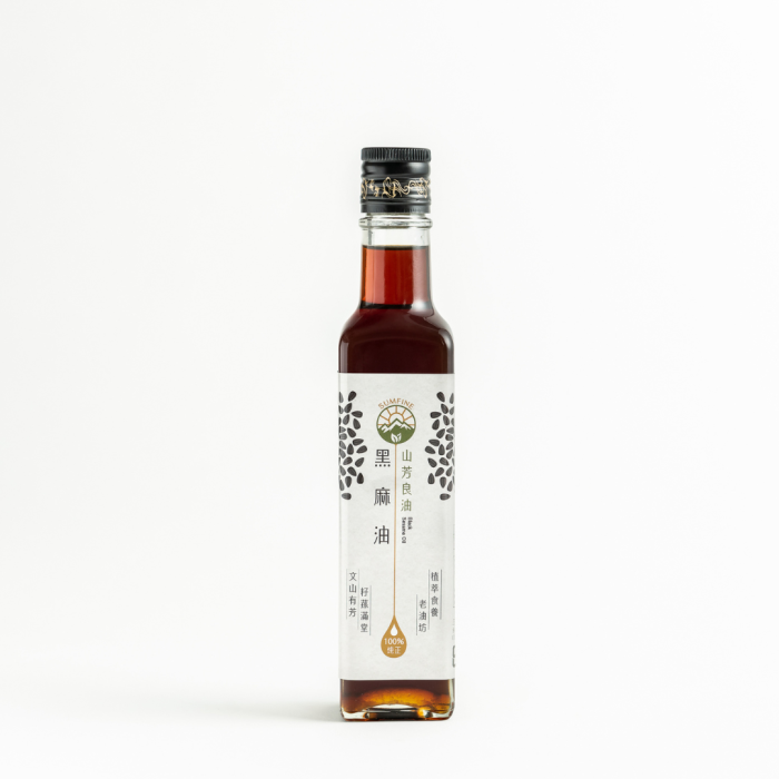 【山芳良油】純黑芝麻油 550ml裝/250ml裝：圖片 2