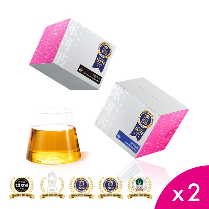【徐可波BOBA CHiC】經典款茶盒-金焙烏龍*2 | 松助烏龍*2-優惠組：圖片 1