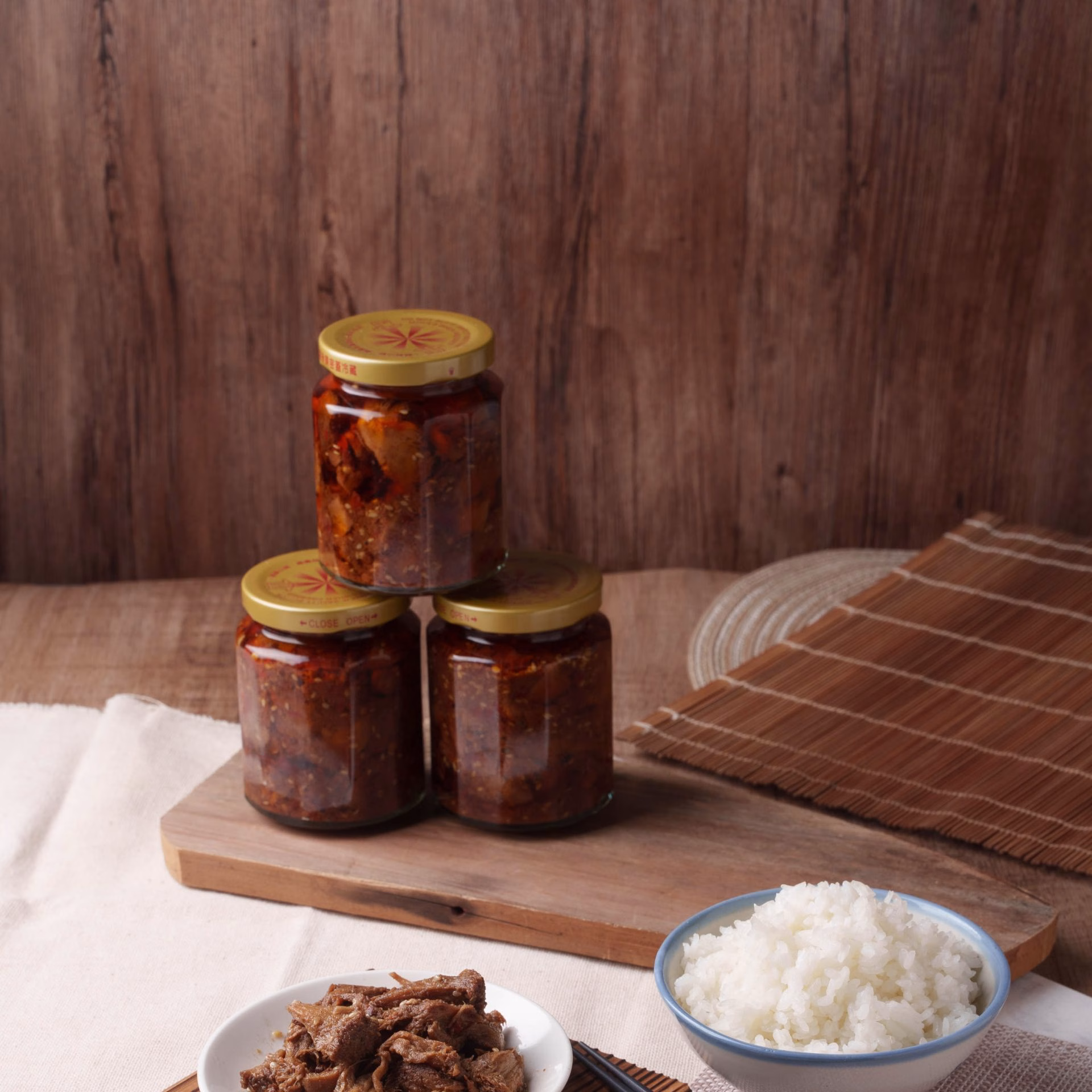 【青操食品】猴頭菇XO醬禮盒260g*6罐：圖片 1