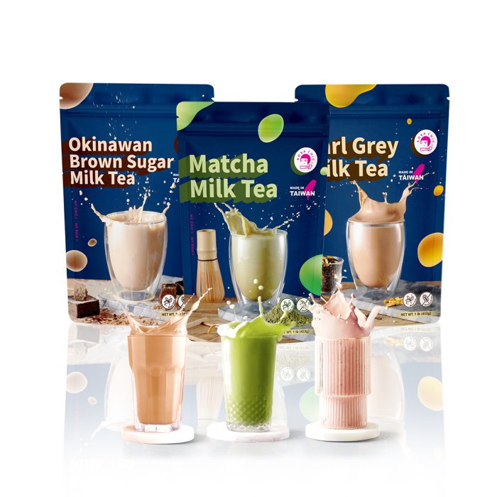 【徐可波BOBA CHiC】奶茶控必囤組合-特濃抹茶拿鐵 | 英式伯爵奶茶 | 沖繩黑糖奶茶-單入組：圖片 1