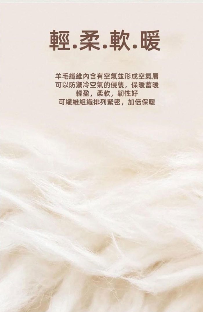 【美思夢生活館】JOJO石墨烯超導能量羊毛被180x210cm：圖片 9