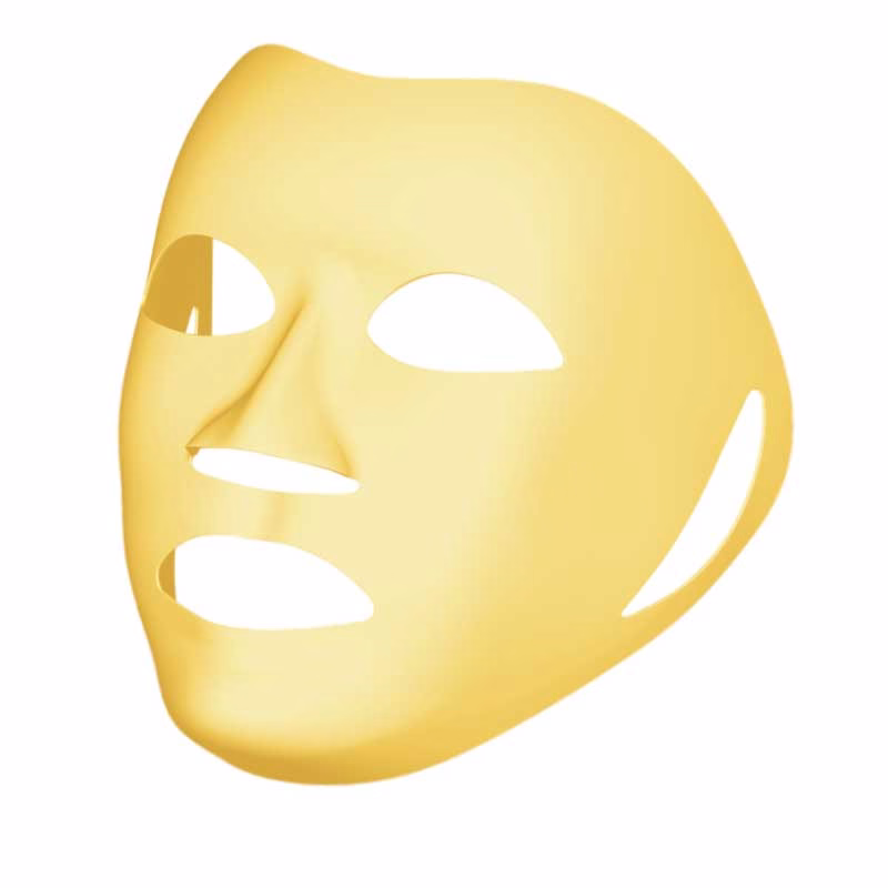 【LC】奢華黃金矽膠立體臉膜_台灣製：圖片 1