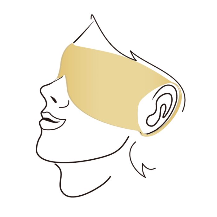 【LC】奢華黃金矽膠緊緻眼膜_台灣製：圖片 1