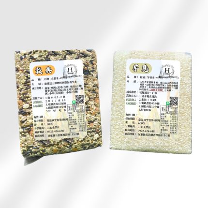 【花米邸家】嚴選花蓮芋香米・台灣食穀米・真空包裝・新鮮碾製5包/箱(下單備注米款)