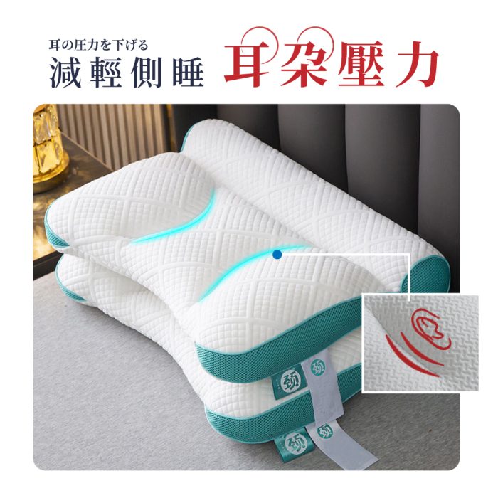 【純好眠】舒適護頸反牽引枕芯 (二入組)：圖片 8