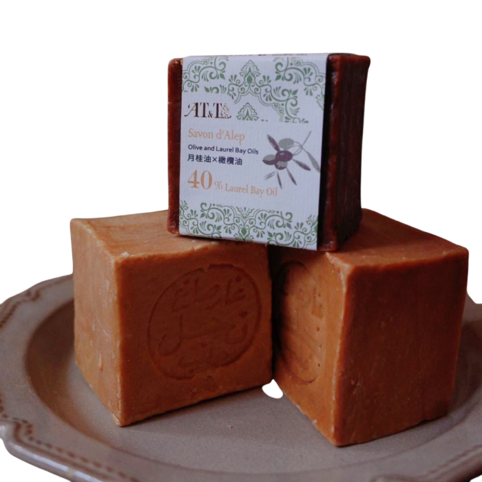 40-Photoroom (1) 【AT&T】阿勒坡古皂-傳統系列 40% 月桂油古皂180g:圖片 1