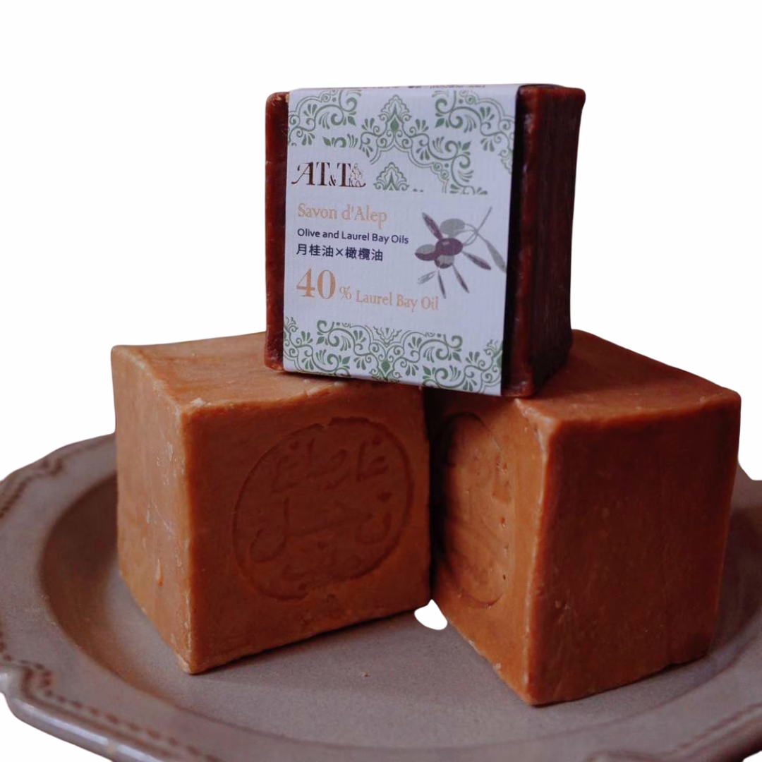【AT&T】阿勒坡古皂-傳統系列 40% 月桂油古皂180g：圖片 1