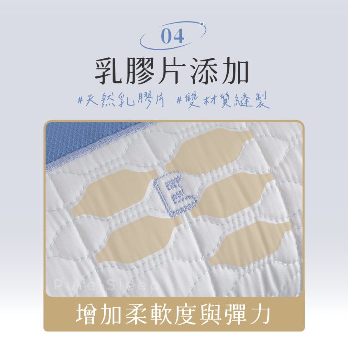 【純好眠】零壓艙乳膠護頸枕芯 (二入組)：圖片 5