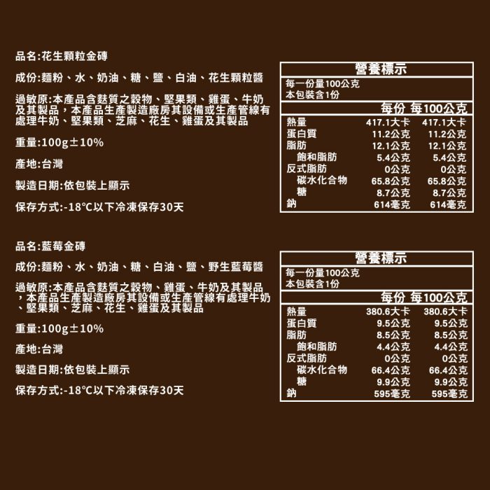 【胖大師】巨型金磚系列x14入(100g/入)：圖片 8
