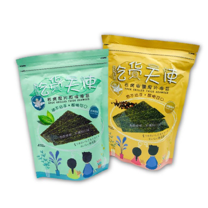 8 【麥易購】吃貨天使岩烤厚片海苔20包/箱:圖片 1