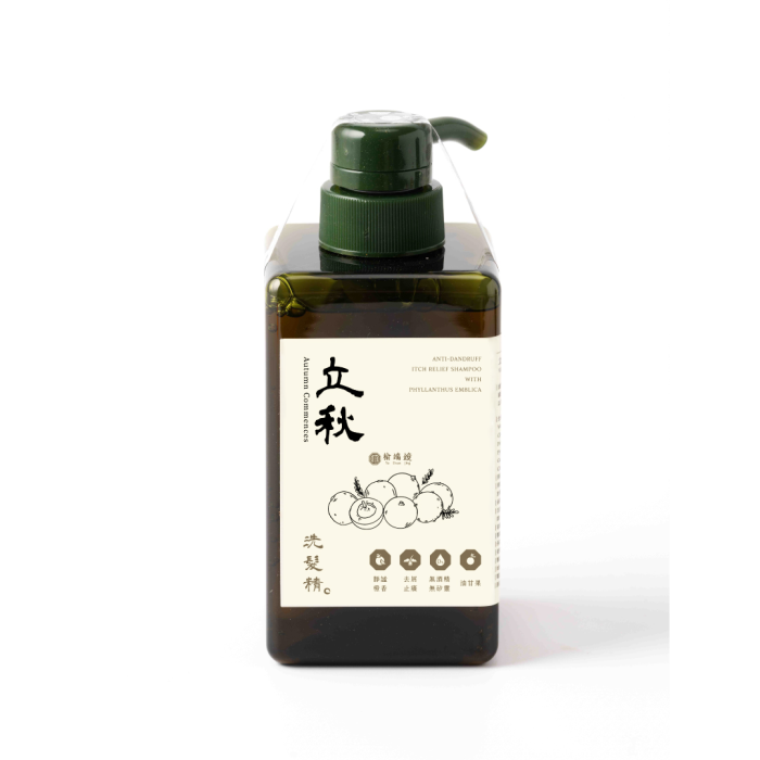【榆端鏡】立秋 油甘果 去屑止癢洗髮精 450ml：圖片 1
