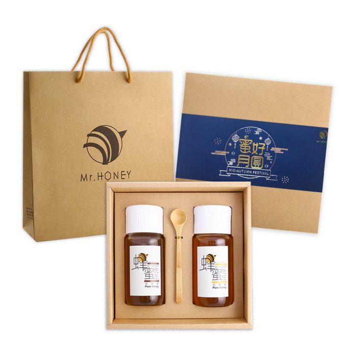 雙響禮盒(中秋)-龍眼蜜+荔枝蜜 (2)