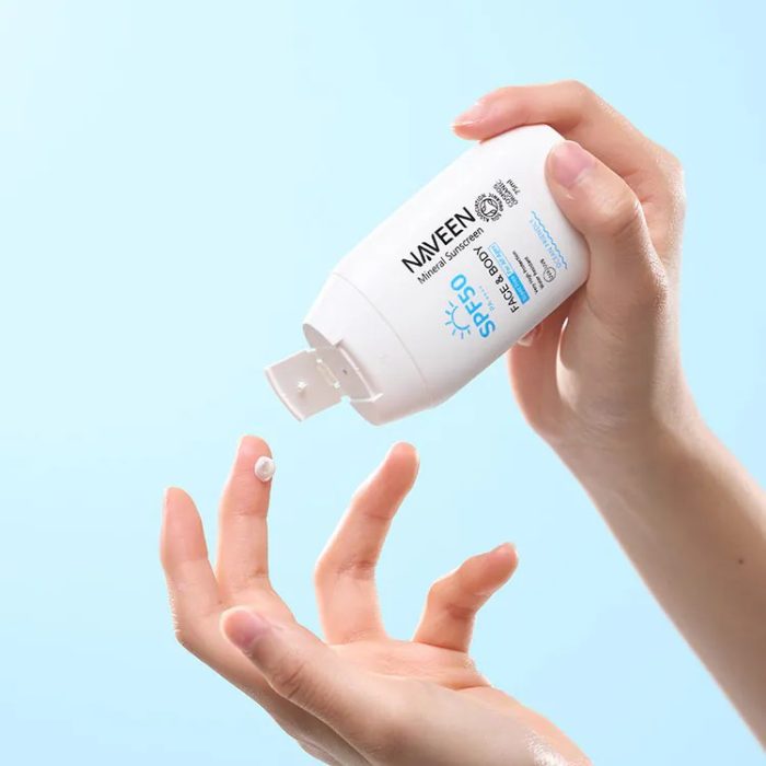 【NAVEEN】輕透抗汗物理防曬乳 SPF50 PA++++：圖片 3