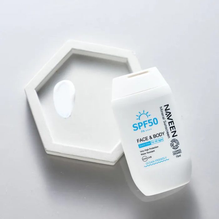 【NAVEEN】輕透抗汗物理防曬乳 SPF50 PA++++：圖片 4