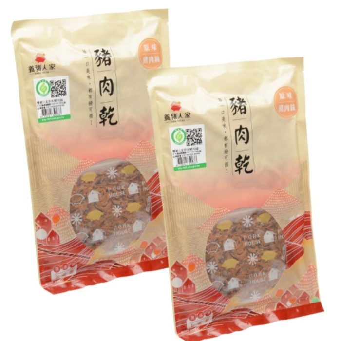 【養豬人家】原味豬肉絲2包組：圖片 1
