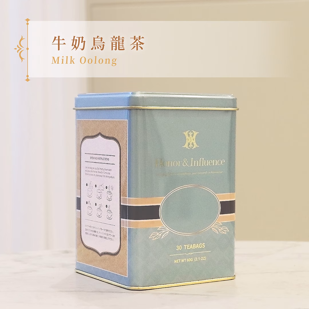 【英茶香】NO.201牛奶烏龍茶罐 (30入) 三角茶包：圖片 1