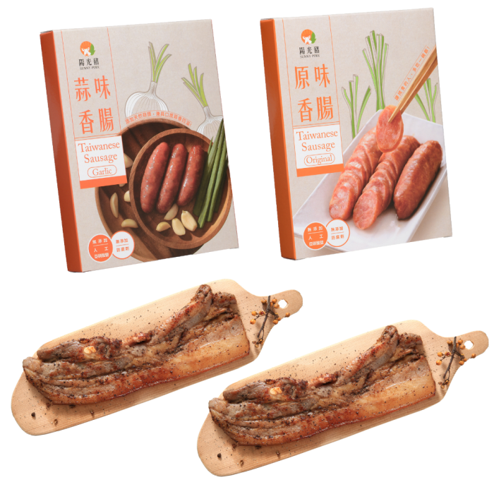 【陽光豬】香腸鹹豬肉烤肉好夥伴組：圖片 1